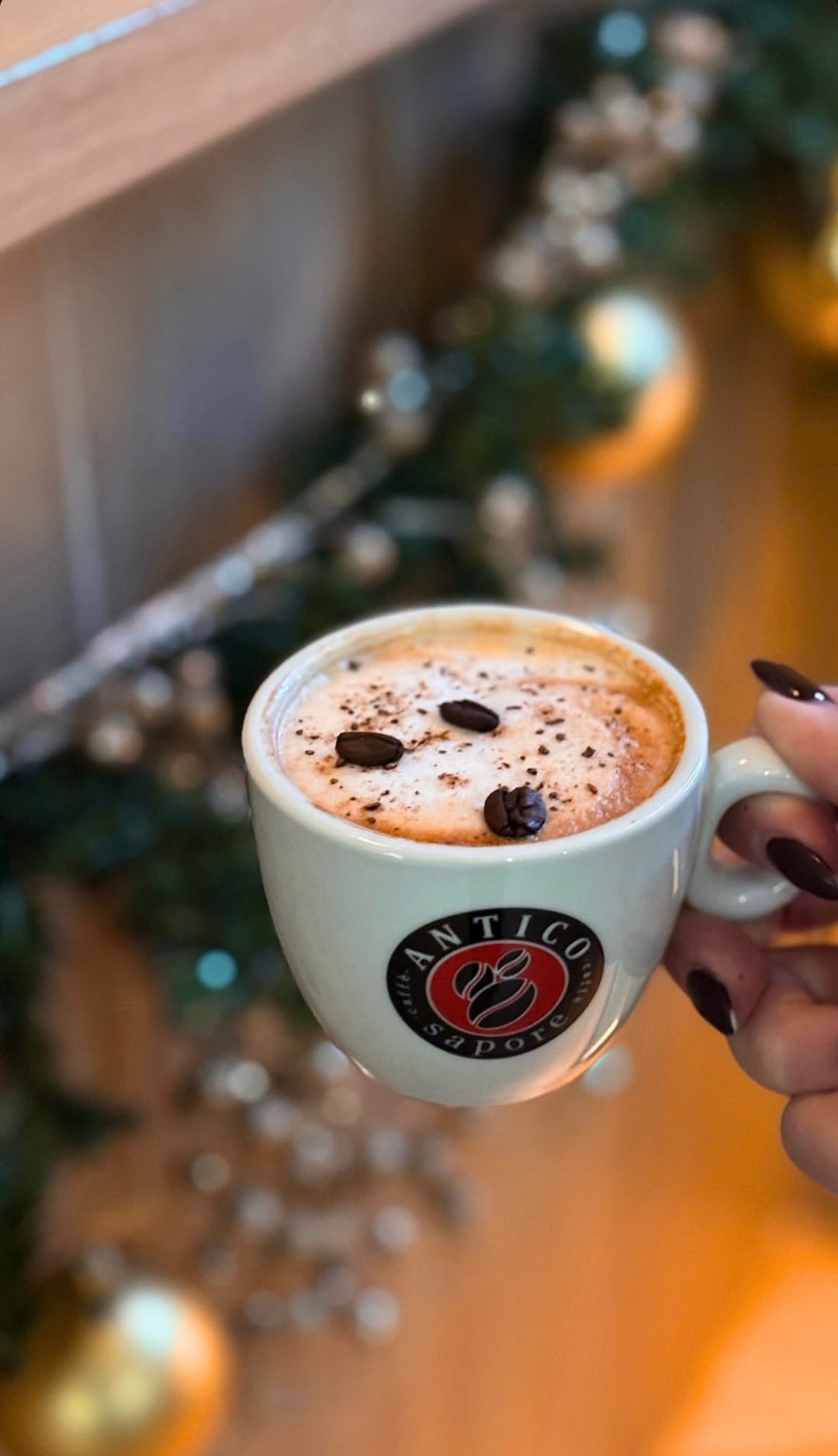 Clear glass iced coffee